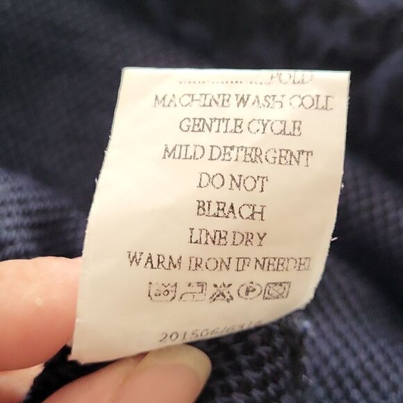 Vasna Blue‎ Animal Print Tunic Dress Long Sleeve Cowl Neck Size Medium - Picture 13 of 13